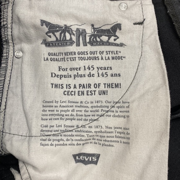 Levi’s Water < Less Straight Leg Jeans Charcoal 30W30L - Picture 10 of 10